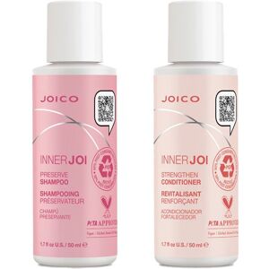 JOICO Unisex InnerJoi Strengthen Shampoo 50ml & InnerJoi Strengthen Conditioner 50ml Duo in Clear - Shampoo & Conditioner Duo JOICO Unisex InnerJoi Strengthen Shampoo 50ml & InnerJoi Strengthen Conditioner 50ml Duo in Clear - Shampoo & Conditioner Duo