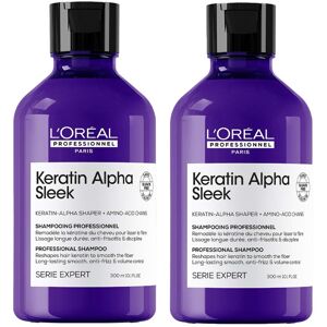 L'Oreal Professionnel L'Oréal Professionnel Keratin Alpha Sleek Shampoo- 2 week* Anti-frizz L'Oreal Professionnel L'Oréal Professionnel Keratin Alpha Sleek Shampoo- 2 week* Anti-frizz