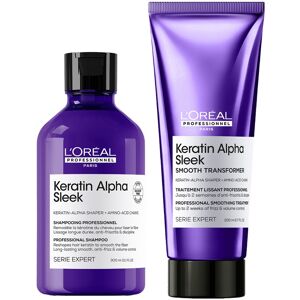 L'Oreal Professionnel L'Oréal Professionnel DUO Keratin Alpha Sleek Shampoo & Smooth Transf L'Oreal Professionnel L'Oréal Professionnel DUO Keratin Alpha Sleek Shampoo & Smooth Transf