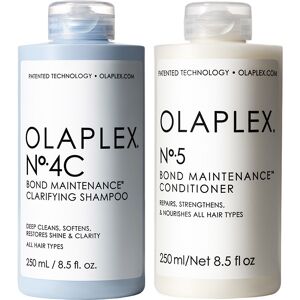 Olaplex No.4C Bond Maintenance Clarifying Shampoo 250ml and No. 5 Bond Olaplex No.4C Bond Maintenance Clarifying Shampoo 250ml and No. 5 Bond