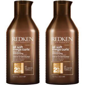Redken All Soft Mega Curl Shampoo 300ml Double Redken All Soft Mega Curl Shampoo 300ml Double