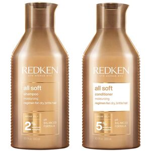 Redken All Soft Shampoo 300ml & Conditioner 300ml Duo Redken All Soft Shampoo 300ml & Conditioner 300ml Duo