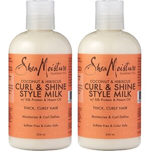Shea Moisture Coconut and Hibiscus Curl & Shine Gel Style Milk 254ml D Shea Moisture Coconut and Hibiscus Curl & Shine Gel Style Milk 254ml D