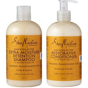 Shea Moisture Shea Butter Moisture Shampoo 379ml and Restorative Condi Shea Moisture Shea Butter Moisture Shampoo 379ml and Restorative Condi