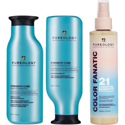 Pureology Strength Cure Shampoo 266ml, Strength Cure Conditioner 266ml Pureology Strength Cure Shampoo 266ml, Strength Cure Conditioner 266ml