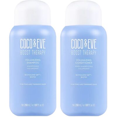 Coco & Eve Boost Therapy Volumising Shampoo 280ml & Boost Therapy Volu Coco & Eve Boost Therapy Volumising Shampoo 280ml & Boost Therapy Volu