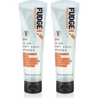 Fudge Blow Dry Aqua Lightweight Heat Protection Hair Styling Primer & Fudge Blow Dry Aqua Lightweight Heat Protection Hair Styling Primer &