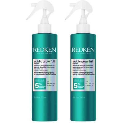 Redken Acidic Grow Full System Instant Densifying Spray 200ml Double Redken Acidic Grow Full System Instant Densifying Spray 200ml Double