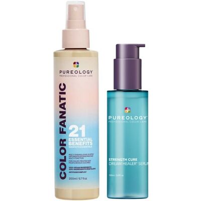 Pureology Strength Cure Serum 100ml & Color Fanatic Spray 200ml Duo Pureology Strength Cure Serum 100ml & Color Fanatic Spray 200ml Duo