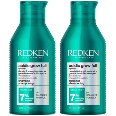 Redken Acidic Grow Full System Densifying Shampoo 300ml Double Redken Acidic Grow Full System Densifying Shampoo 300ml Double