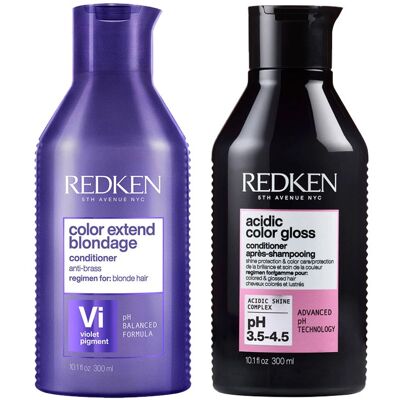 Redken Color Extend Blondage Shampoo 300ml & Acidic Color Gloss Condit Redken Color Extend Blondage Shampoo 300ml & Acidic Color Gloss Condit