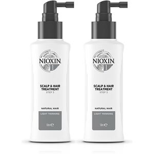 Nioxin System 1 Scalp & Hair Treatment for Natural Hair with Light Thi