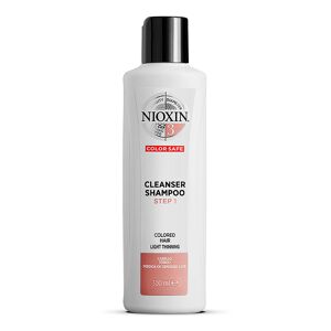 Nioxin System 3 Cleanser Shampoo for Colored Hair with Light Thinning