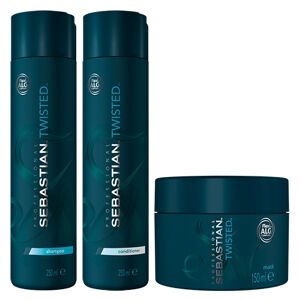 Sebastian Professional Twisted Elastic Cleanser Shampoo 250ml, Conditi