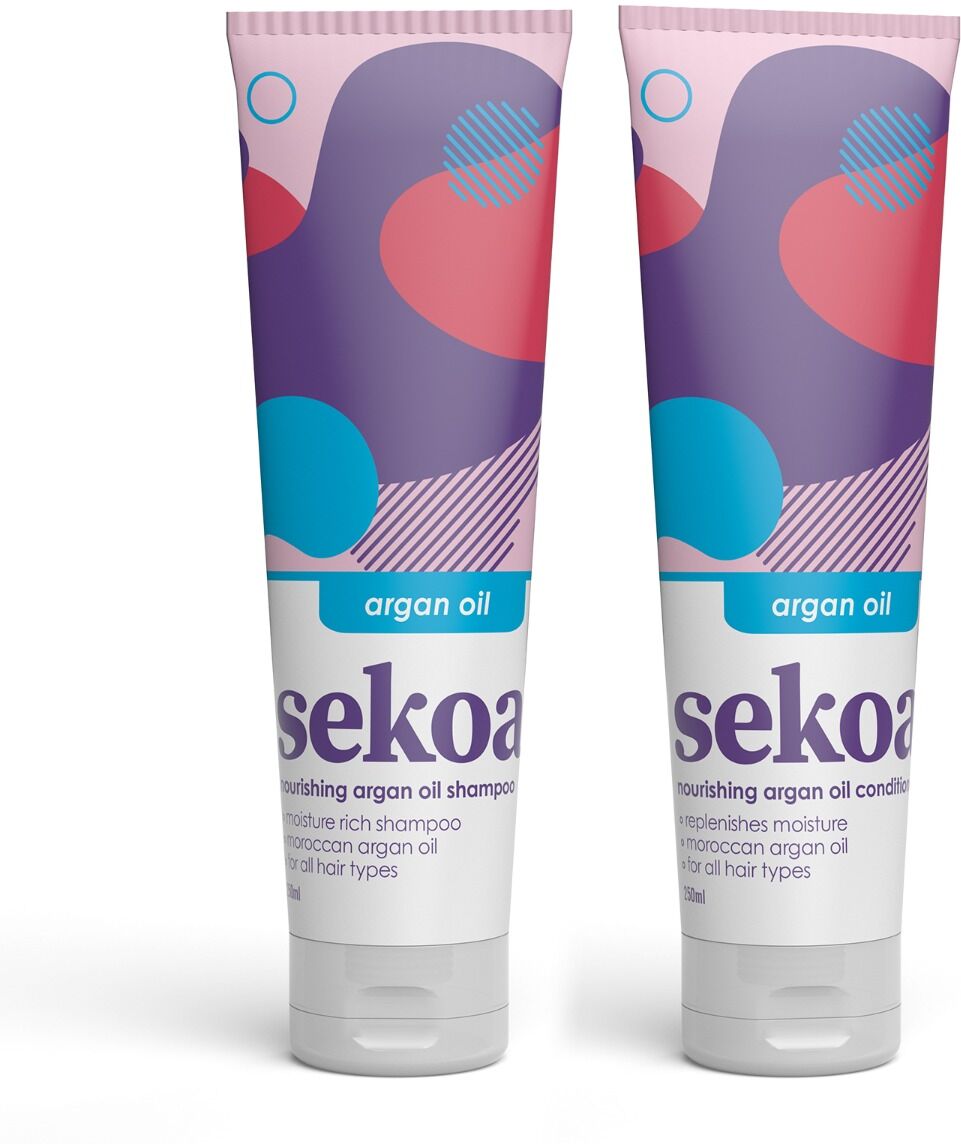 Sekoa Argan Oil Shampoo 250ml and Conditioner 250ml Duo