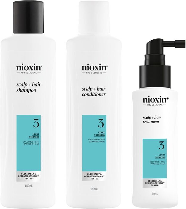 Nioxin Scalp + Hair Thickening System 3 for Coloured, Dry and Damaged