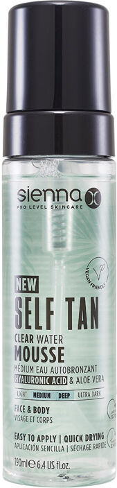 Sienna X Dark Self Tan Clear Mousse 190ml