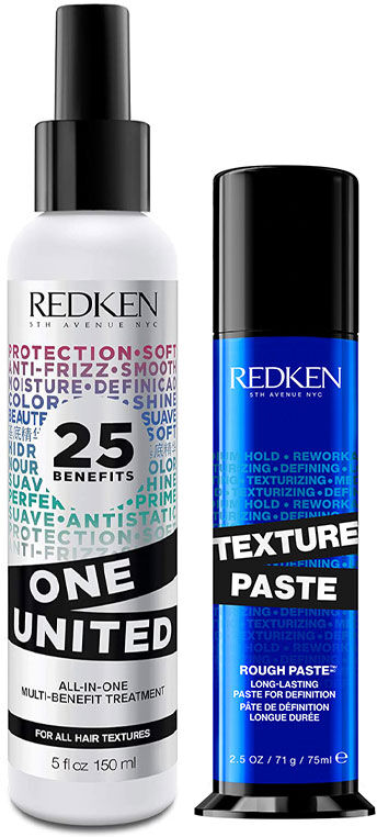 Redken One United Multi-Benefit Treatment 150ml & Texture Paste 75ml D