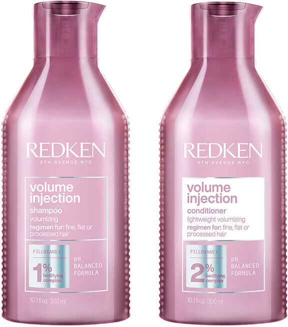 Redken Volume Injection Shampoo 300ml & Conditioner 300ml Duo