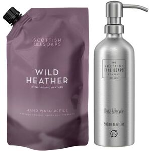 Scottish Fine Soaps Wild Heather Hand Wash Refill 1.2ltr Pouch & Refil Scottish Fine Soaps Wild Heather Hand Wash Refill 1.2ltr Pouch & Refil