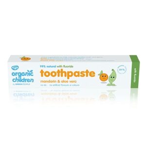 Green People Organic Children Mandarin & Aloe Vera Fluoride Toothpaste