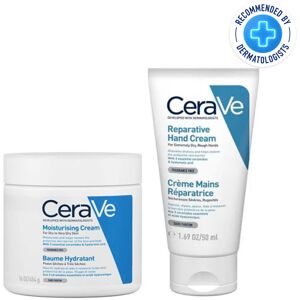 CeraVe Moisturising Cream 454g & Reparative Hand Cream 50ml Duo