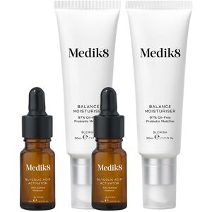 Medik8 Balance Moisturiser with Glycolic Acid Activator 50ml Double