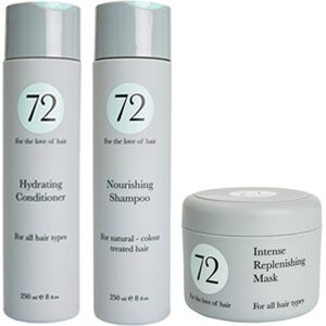 72 Hair Nourishing Shampoo, Hydrating Conditioner & Mask Pack