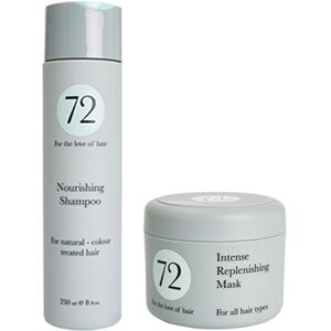 72 Hair Nourishing Shampoo 250ml & Intense Replenishing Mask 250ml Duo