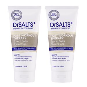 Dr Salts Dr. Salts Post Workout Therapy Shower Gel 200ml Double