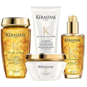 Kerastase Kérastase Elixir Ultime Bain 250ml, Soin 200ml, Masque 200ml & L'Huil