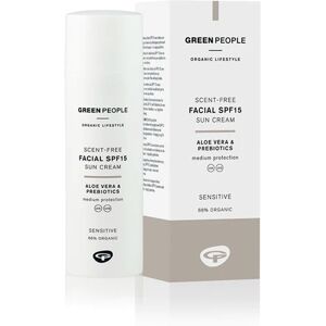 Green People Scent Free Facial Sun Cream SPF15 50ml