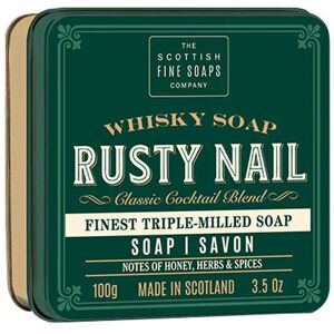 Scottish Fine Soaps - Whisky Cocktail Rusty Nail Soap in a Tin 100g