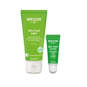 Weleda Skin Food Light 30ml and Skin Food Lip Balm 8ml Duo