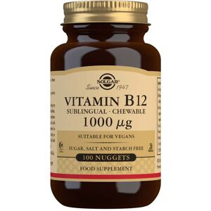 Solgar Vitamin B12 1000mcg Nuggets 100 Tablets