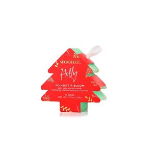 Spongelle Holiday Collection Body Wash Infused Buffer - Poinsettia Blo