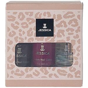 Jessica Nails Jessica Custom Colour 3pc Nail Polish & Cuticle Oil Gift Set, Deep In