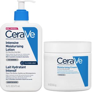 CeraVe Intensive Moisturising Lotion 473ml & Moisturising Cream Pot 45 CeraVe Intensive Moisturising Lotion 473ml & Moisturising Cream Pot 45
