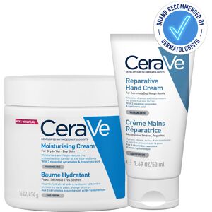 CeraVe Moisturising Cream 454g & Reparative Hand Cream 50ml Duo CeraVe Moisturising Cream 454g & Reparative Hand Cream 50ml Duo