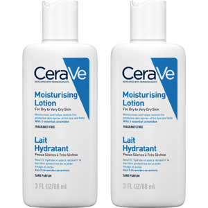 CeraVe Travel Size Moisturising Lotion for Dry Skin 88ml Double CeraVe Travel Size Moisturising Lotion for Dry Skin 88ml Double