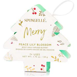 Spongelle Holiday Collection Body Wash Infused Buffer - Peace Lily Blo