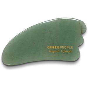 Green People Branded Gua Sha with Bag - Jade