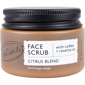 UpCircle Face Scrub Citrus Blend with Coffee + Rosehip Oil - Travel Si