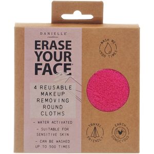 Upper Canada UK Eco Circular Makeup Removing Face Pads 4PK-Pink