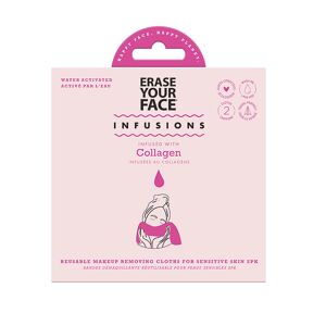 Upper Canada UK Infused Makeup Removing Face Cloths 2PK-Collagen