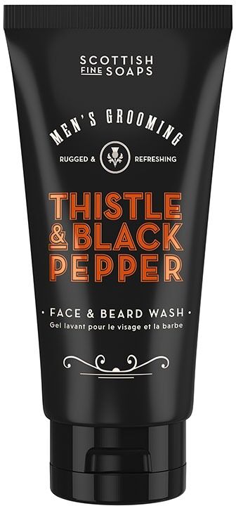 Scottish Fine Soaps Thistle & Black Pepper Face & Beard Wash 150ml