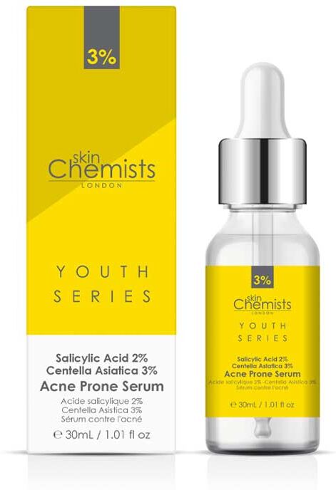 Skin Chemists skinChemists Acne Prone - Salicylic Acid 2%, Centella Asistica 3% 30ml