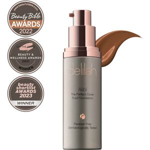 delilah Cosmetics Alibi The Perfect Cover Fluid Foundation - Umber