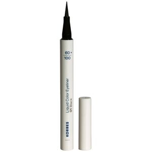 Korres Liquid Color Eyeliner Black - Eyeliner with natural ingredients Korres Liquid Color Eyeliner Black - Eyeliner with natural ingredients