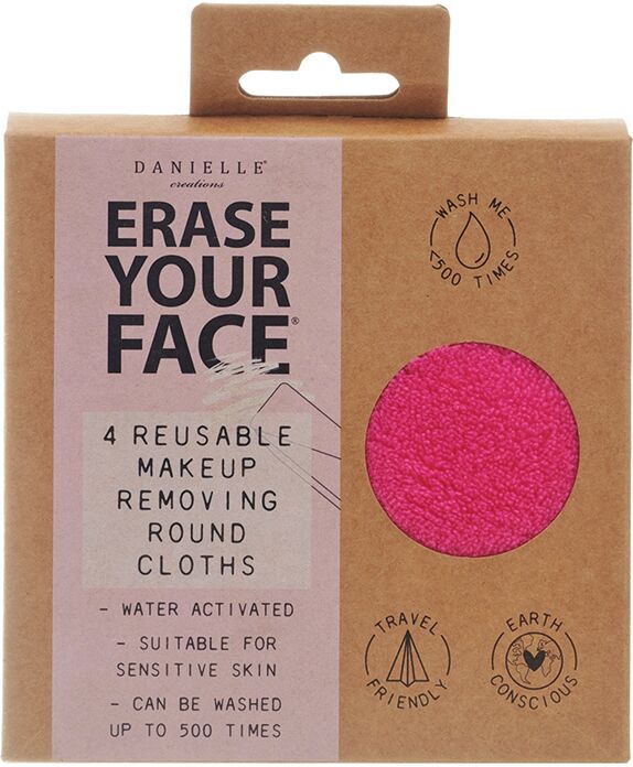 Danielle Eco Circular Makeup Removing Face Pads 4 Pack - Bright